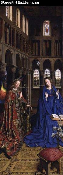 Jan Van Eyck Annunciation, National Gallery of Art.